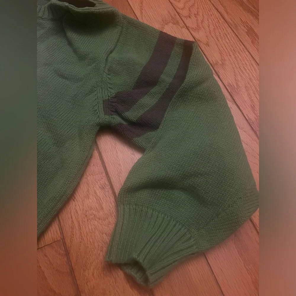 Gymboree Green Kids Sweater with Soccer Ball Applique and Buttons Boys Size 5T